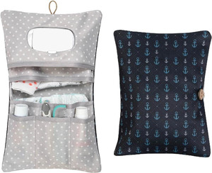 맞춤형 로고 맘 오거나이저 아기 오거나이저 맘 화장품 가방 걸이식 세면도구 가방 접이식 면 기저귀 보관 가방 - Product Image 6