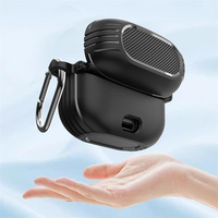 Coque de protection complète en TPU souple pour écouteurs avec boîtier de charge pour écouteurs sans fil pour JBL T230NC avec mousqueton