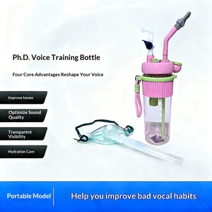 Bouteille d'entraînement vocal avec masque de contrôle respiratoire pour <span class=keywords><strong>la</strong></span> pratique de <span class=keywords><strong>la</strong></span> prononciation alternative, dispositif d'entraînement pour chanteurs professionnels - Product Image 2