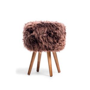 Accueil Meubles 4 pieds en bois <span class=keywords><strong>tabouret</strong></span> en bois massif chaises couverture en peau <span class=keywords><strong>de</strong></span> mouton couverture <span class=keywords><strong>de</strong></span> <span class=keywords><strong>tabouret</strong></span> <span class=keywords><strong>rond</strong></span> - Product Image 5