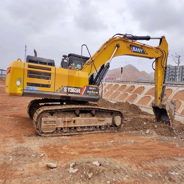 Excavadora Sany SY365 36 tonnes pelles d'occasion sur chenilles Sany 365 pompe hydraulique cylindre machines de construction en vente