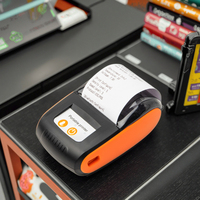 Pabrik langsung 58 mm untuk Bluetooth Mini Printer termal antarmuka penerimaan nirkabel untuk penggunaan Supermarket cetak kompatibel