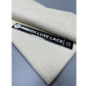 Tissu en dentelle africaine polonaise, dentelle suisse en coton blanc poli, dentelle de <span class=keywords><strong>luxe</strong></span> pour hommes, fête, mariage de haute qualité - Product Image 1