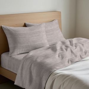 Juego de Sábanas BON BON 100% Algodón, Tamaño Individual, Color Azul, Incluye Fundas de Almohada - Product Image 4