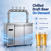 Refroidisseur de clé de bière personnalisé en acier inoxydable, équipement de réfrigération, interrupteur de valve, refroidisseur de clé de bière