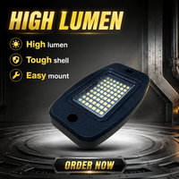 JINXIN para Camiones 4X4 Jeeps Todoterreno, Luces de Roca de Alta Calidad con 80 LED, Luz Blanca Pura