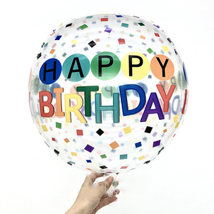DIY Jumbo claro Bobo Ballon Globos De látex Globos De feliz cumpleaños decoración De fiesta De burbuja transparente globo - Product Image 1