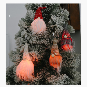 Il vecchio uomo foresta ha portato ciondolo lampeggiante albero di natale decorativo creativo - Product Image 6