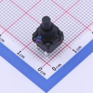 TS-1012A-A165B3-D2 Tactile Switch Through hole Component (THT)-4P,8x8mm Switch Single Pole Single Throw Round Button 2.5N 8mm - Product Image 1