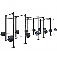 Conception personnalisée en usine de l'équipement de plein air Cross Training Fitness Rig Gym Rack CF Rig cadre d'escalade avec barres de traction
