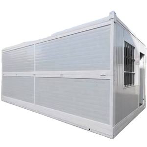 20 pies plegable buen precio casa plegable prefabricada buen contenedor casa plegable y móvil marco blanco barato y de buena calidad - Product Image 3