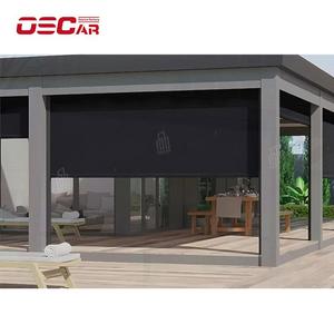 Tự động cơ giới ngoài trời con lăn mù không thấm nước ban công Patio bên ngoài cortinas Con lăn màu ngoài trời rèm cuốn rèm - Product Image 1