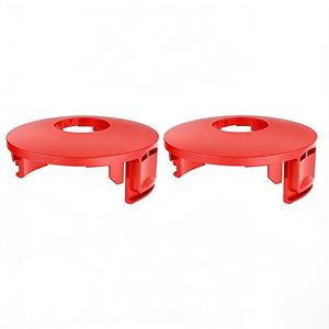 Lot de 2 pièces de rechange pour tondeuse à gazon robotisée, couvercle de bobine de coupe-herbe RS0010, couvercle de bobine de remplacement rouge pour AL-KO GTE350 GTE450 GTE550 - Product Image 1