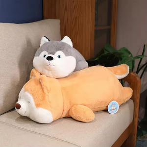 Peluche de Perro Kawaii Shiba Inu Corgi <span class=keywords><strong>Husky</strong></span> con Relleno de Algodón PP Suave del Fabricante, Almohada de Juguete, Regalo de Cumpleaños para Niñas o Niños - Product Image 2