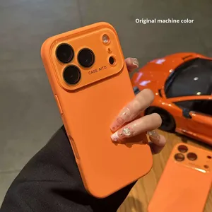 Cover Protettiva in Silicone Opaco per iPhone 12, 13, 14, 15, 16 Plus, Pro, 17 Pro Max - Stile 17 Pro Max - Product Image 1
