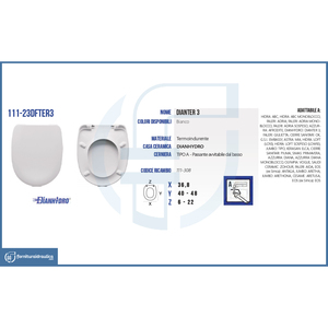 Dianter 3 Housse de siège de toilette thermiquement isolée Copriwater avec isolation améliorée - Product Image 3