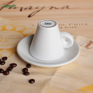 Tasse à expresso italienne personnalisée de 60 ml – Mini-tasse élégante blanche de collection avec logo et motif personnalisés pour cadeaux de café, d'hôtel ou de mariage - Product Image 5