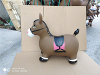 Hopping Cow Horse, enfant en bas âge fille garçon gonflable rebondissant Animal Hopper jouet bébé cadeau d'anniversaire 18 mois 2 3 4 ans enfant-vache