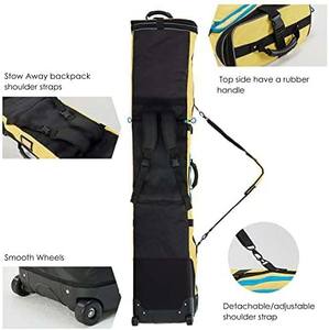 Échantillon gratuit Sac de rangement pour snowboard en néoprène de haute qualité portable pour les sports d'hiver en plein air, le ski et les voyages, grande capacité - Product Image 5