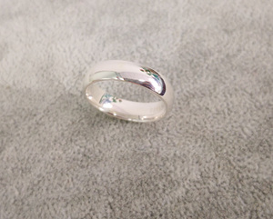 : 2024 produk baru cincin berlapis perak baja tahan karat cincin pasangan cinta untuk hadiah wanita - Product Image 2