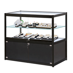Vitrine de présentation de bijoux sur mesure, <span class=keywords><strong>comptoir</strong></span> de présentation de bijoux, vitrine de présentation en verre résistant - Product Image 1