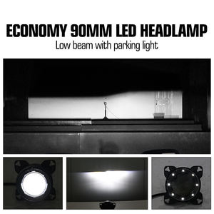 Faro LED de 18W y 90mm, haz bajo agrícola con <span class=keywords><strong>Parkin</strong></span> LED redondo para luz de coche Tractor Fendt - Product Image 4