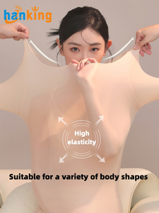 Set di biancheria intima <span class=keywords><strong>termica</strong></span> senza cuciture <span class=keywords><strong>donna</strong></span> Ehanking manica lunga sottile Ultra-sottile senza marcatura invisibile biancheria intima di calore - Product Image 3