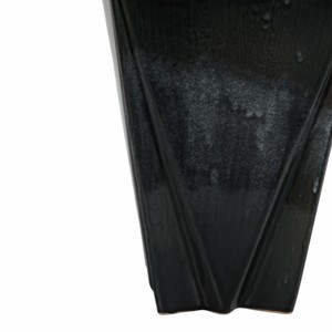 Vaso in Ceramica Geometrico Angolare Moderno Nero per Soggiorno, Arredamento Casa, Camera da Letto, Ufficio - Product Image 5