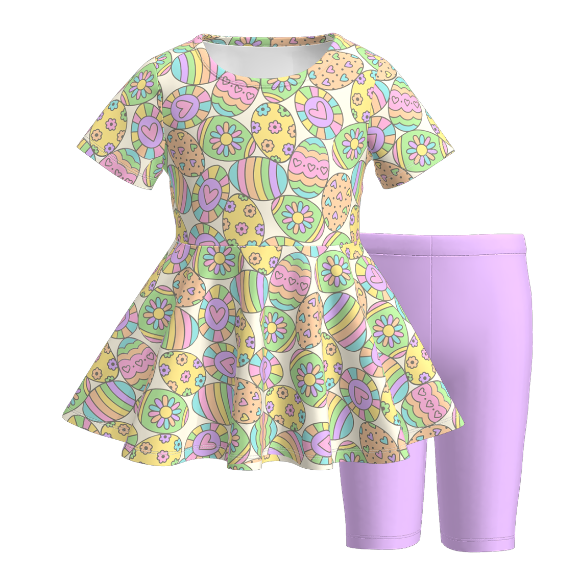 short dress with capri leggings Wear It, Work It