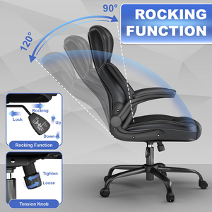 Chaise de direction ergonomique en cuir véritable, meilleure vente en Algérie, fabricant de chaises inclinables pour ordinateur, pour la maison et le bureau - Product Image 5