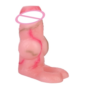 SXXY Funda de Silicona Realista para Agrandar y Engrosar el Pene, Funda Reutilizable con Nudo, Funda para Pene, Juguetes Sexuales - Product Image 3