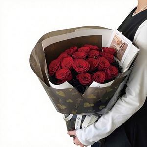Emballage pour la Saint-Valentin, papier d'emballage pour fleurs en PVC imperméable coréen, design amour, cellophane translucide, bouquet floral - Product Image 2