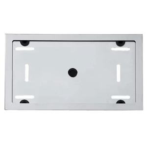Cadre de plaque d'immatriculation en acier inoxydable de norme européenne pour la Russie et l'Ukraine - Product Image 4