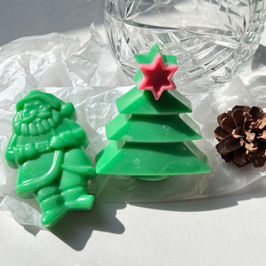 Barre <span class=keywords><strong>de</strong></span> savon en forme d'arbre <span class=keywords><strong>de</strong></span> Noël fait à la main en vrac cadeau <span class=keywords><strong>de</strong></span> savon <span class=keywords><strong>de</strong></span> bain bio pour Noël - Product Image 5