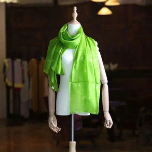 Bufandas de Seda, Bufanda de Lino de Lujo de 70x180 cm, Tejido Jacquard, Cálida para Invierno, Impresión Serigráfica para Mujer, Calidad de Exportación - Product Image 1