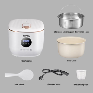 Cuiseur à <span class=keywords><strong>riz</strong></span> intelligent 110V à faible teneur en sucre 3L, avec fonction de séparation <span class=keywords><strong>riz</strong></span>-soupe, cuve intérieure en céramique émaillée, programmation 24H, maintien au chaud 8H, pour l'exportation US JP - Product Image 6