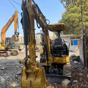 CE certified <b>Used</b> Caterpillar Cat303e Cr 3-ton Mini Crawler Excavator Secondhand Compact Digger Construction <b>Machinery</b> - Product Image 1