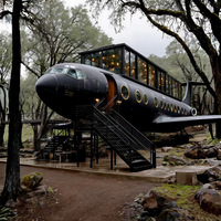 Grande Capsule Hôtelière en Forme d'Avion, Hôtel Blanc en Forme d'Avion, Jet de Passagers Simulé, Bureaux en Aluminium de Style Spatial, Chine