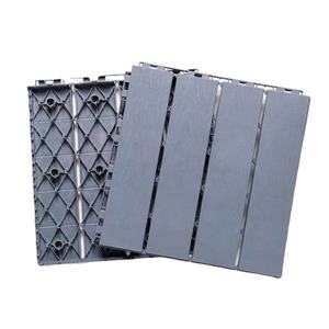 Carreaux de pont en plastique imbriqués anti-dérapant épissage plancher balcon jardin terrasse intérieur extérieur salle de bain PP Grain - Product Image 3