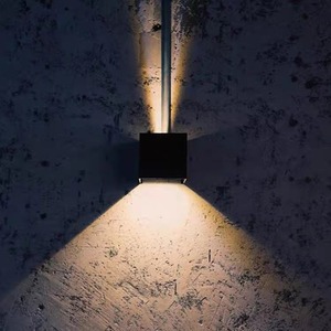 Minimalist Modern Square Outdoor Wall <b>Light</b> Led Waterproof Adjustable For <b>Corridor</b> Stairwell Entrance - Product Image 2