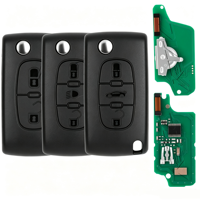 Clé de voiture à télécommande CE0523 pour Peugeot 207 307 308 408 pour Citroën C1 C2 C3 C4 C5 Picasso