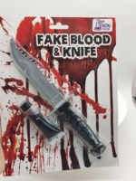 Nouvelle vente chaude, peinture faciale décorative, kit de maquillage d'horreur pour Halloween, vampire, zombie, sang et couteau, maquillage
