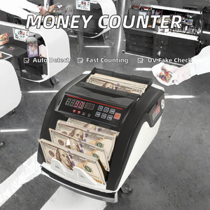 Máquina Contadora de Billetes Profesional de Alta Velocidad con Detección UV LED, Tolva de 300 Piezas, 900 Piezas/Min, Multidivisa - Product Image 2