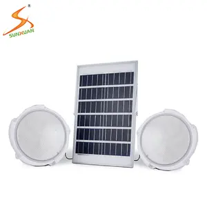 100w 200w 500w solar indoor ceiling led light power square round ceiling lamp for living room