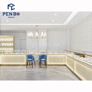 Stile Chic ha portato luce vetrina di gioielli e sedia Custom orologio negozio di gioielli bancone idee di Interior <span class=keywords><strong>Design</strong></span> negozi di gioielli - Product Image 3