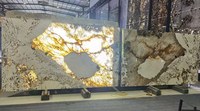 Carreaux de patagonie pierre de granit aluminium nid d'abeille rétro-éclairé Onyx mur pierre livre panneaux assortis Design d'intérieur