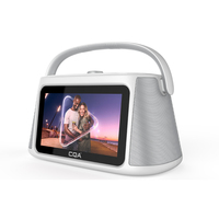 CQA P10 Speaker layar mesin Karaoke profesional pintar 2*4 "inci, konektivitas WiFi, dan sistem Android 12-Tingkatkan musik Anda