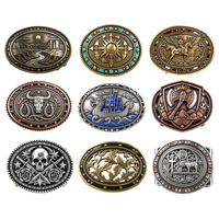 Fabricant de boucles de ceinture en métal 3D personnalisées OEM ODM, boucle de ceinture vintage en alliage de zinc pour hommes