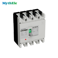 MythEle MXM1-250PV DC MCCB 4P 250A 1000V 20/15kA Icu/Ics IEC60947-2 Cat.A para Sistemas Solares Fotovoltaicos