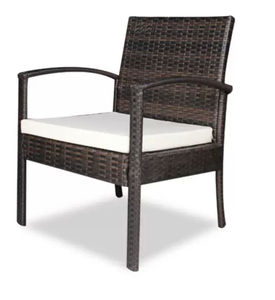 4-Piece Modern Crystal-Design PE <strong>Rattan</strong> Waterproof Lounge Sofa Set Outdoor <strong>Furniture</strong> for Villa &amp; Park Use - Product Image 2